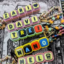 Custom fidget clickers spelling out customer names with beads